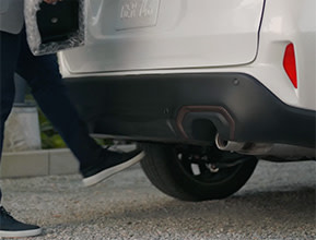 available hands-free power rear gate