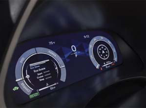 12 3-indigital gauge cluster