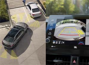 front and rear parking assist with automatic braking