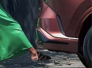 power rear door with kick sensor