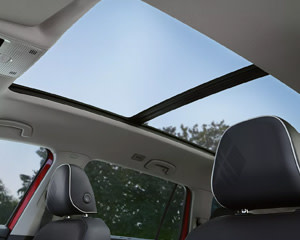 available panoramic sunroof