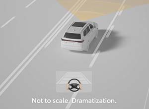lane departure alert with steering assist