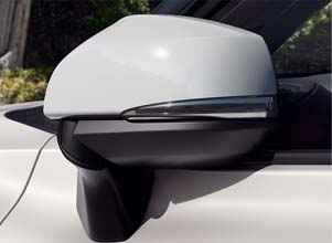 power-folding mirrors