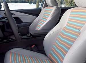 available heated and ventilated seats