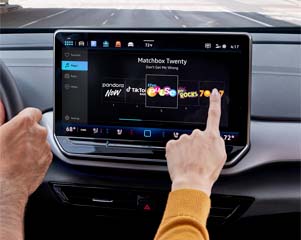 SiriusXM touchscreen