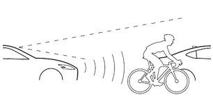 pre-collision system with pedestrian detection and intersection support