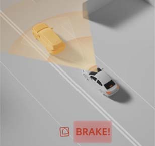 pre-collision system with pedestrian detection