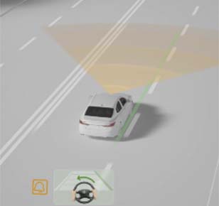 lane departure alert with steering assist