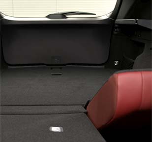 60 40-split power-folding rear seat