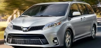 2019 Toyota Sienna Trim Comparison