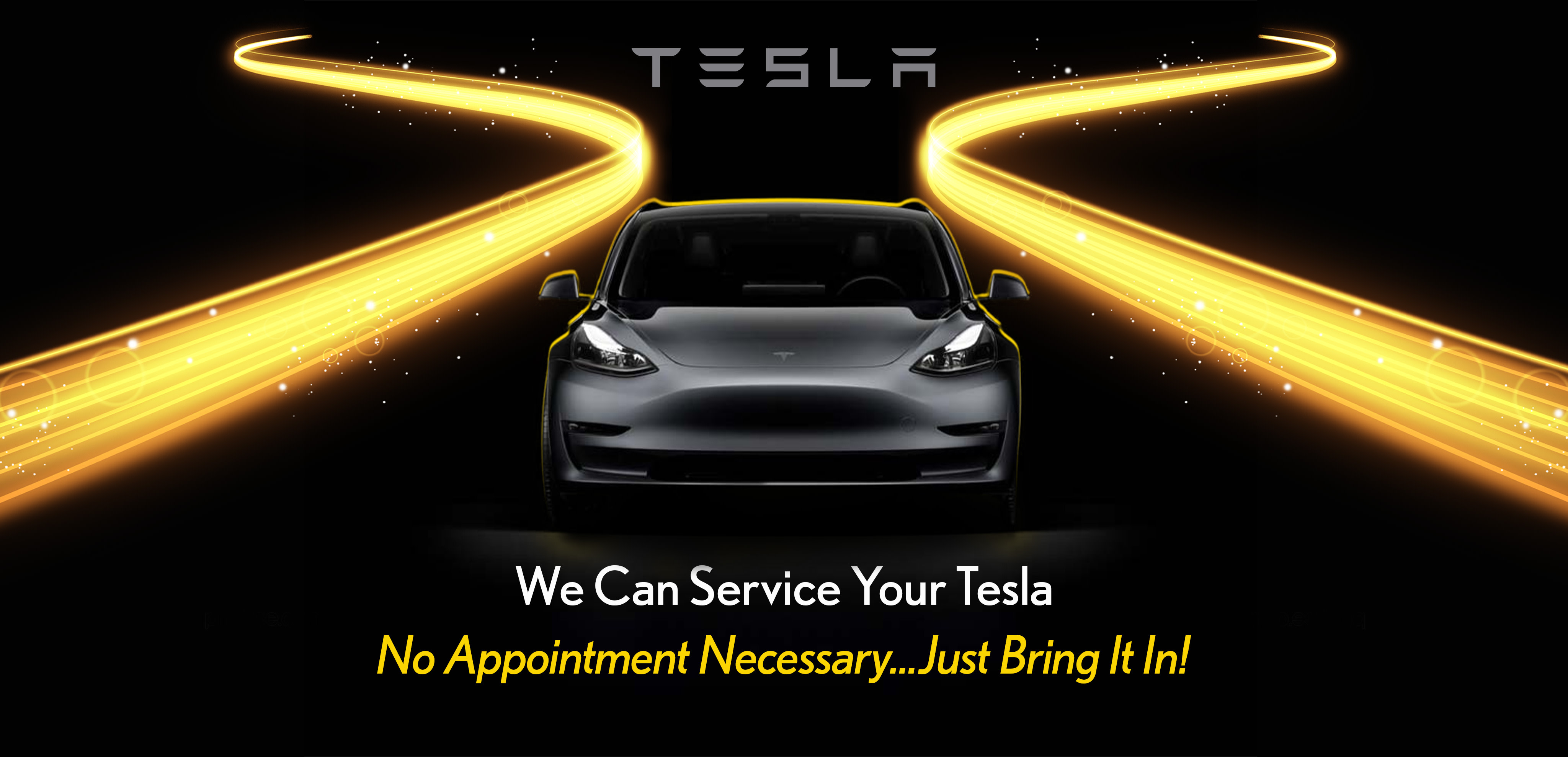 We can Service Your Tesla - No Service Appointment Necessary