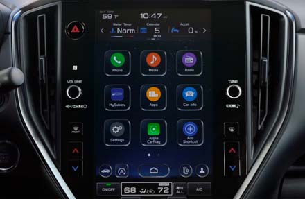 subaru starlink multimediawith wireless apple carplay and android auto