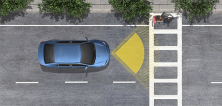 pre-collision system with pedestrian detection