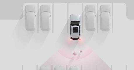 smart brake support - rear