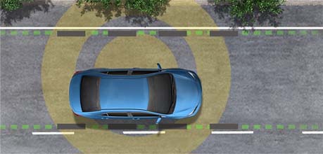 lane departure alert with steering assist