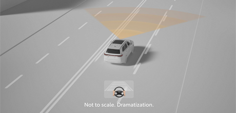 lane departure alert with steering assist