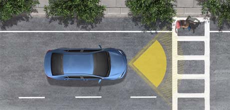 pre-collision system with pedestrian detection