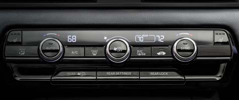tri-zone climate control