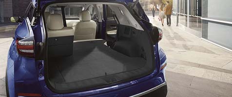 largeflat cargo area with 60 40-splitrear seats 