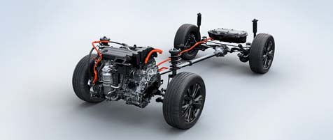 two-motor hybrid powertrain
