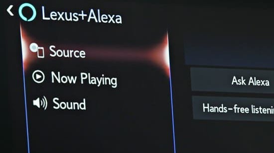 Amazon Alexa in the 2021 NX 300