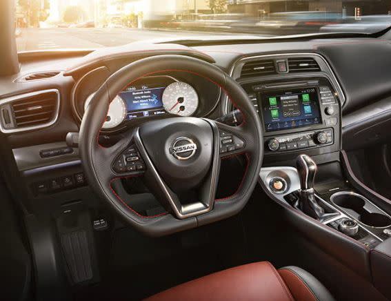 Steering Wheel in the 2021 Maxima