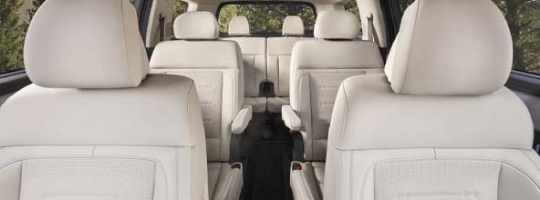 Three rows. Two captain’s chairs. One extraordinary space.