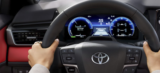 12 3-in digital gauge cluster