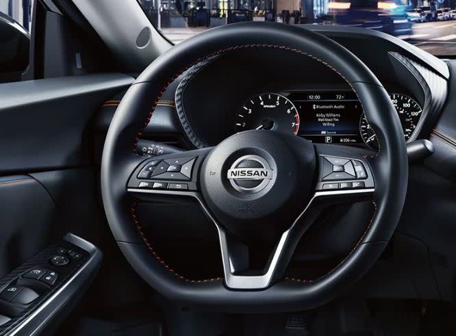 Steering Wheel of the 2021 Sentra