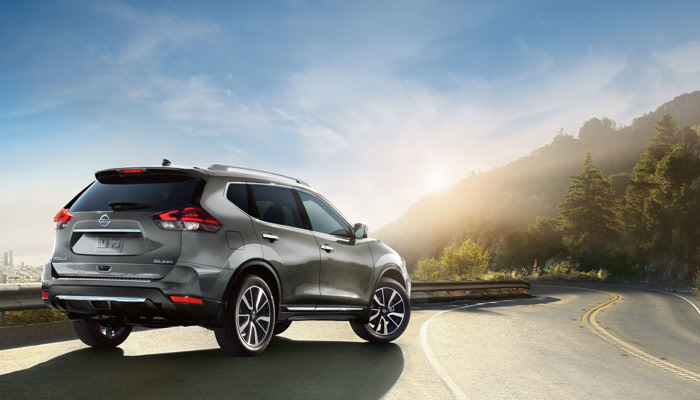 The sleek exterior of the 2019 Nissan Rogue
