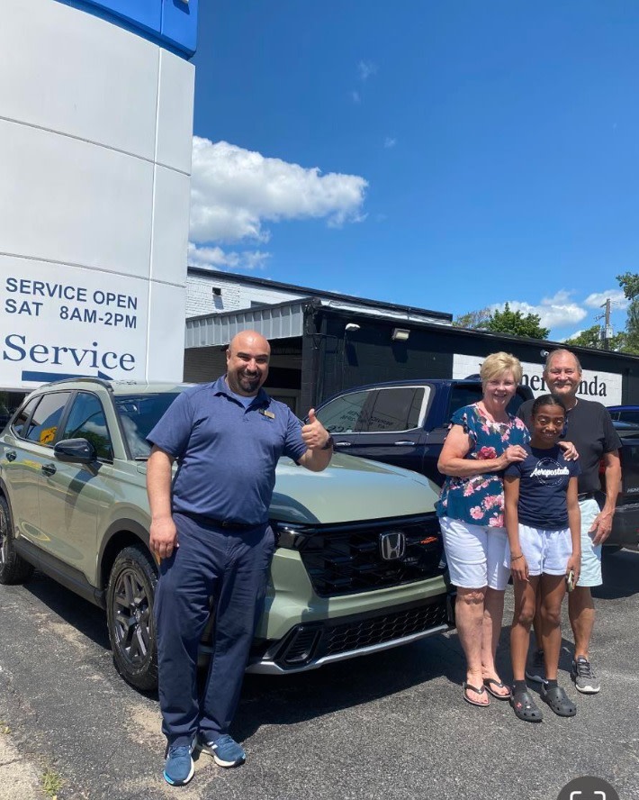 Happy Honda customers at Fischer Honda