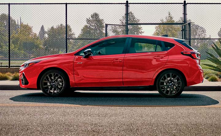 the subaru impreza rs