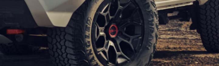 33-In. Rugged-Terrain Tires and 18-In. Wheels