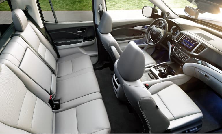 Honda Ridgeline interior seating