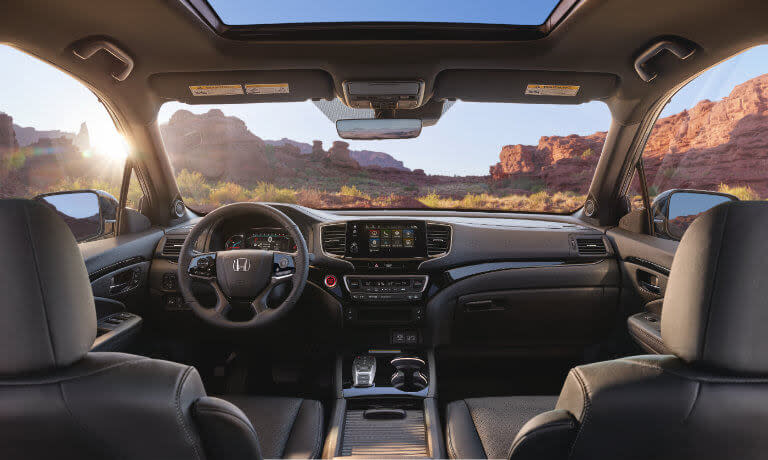 2020 Honda Passport interior dashboard view