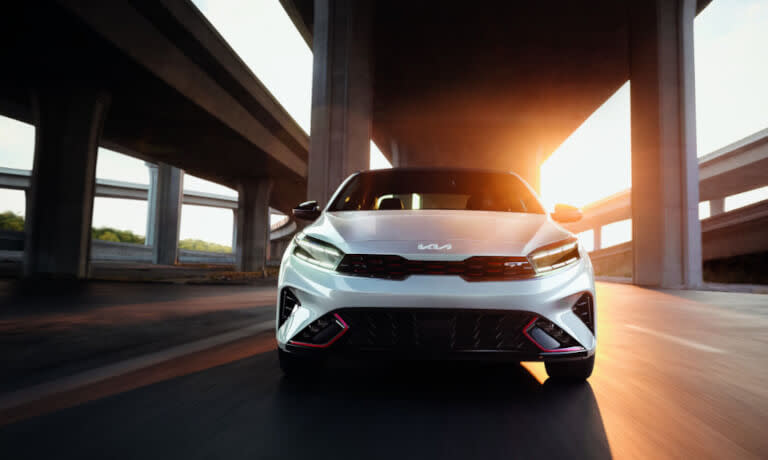 2024 Kia Forte driving head-on