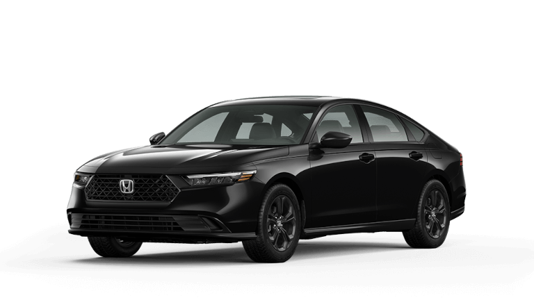 2025 Honda Accord SE Exterior - Crystal Black Pearl Lease