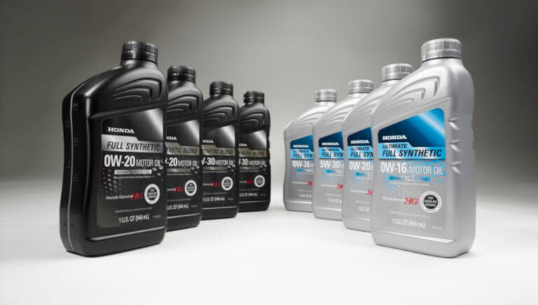 Honda Parts Oil Bottles