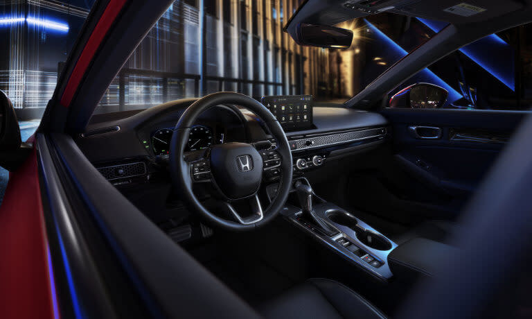 2026 Honda Civic interior dashboard and steering wheel