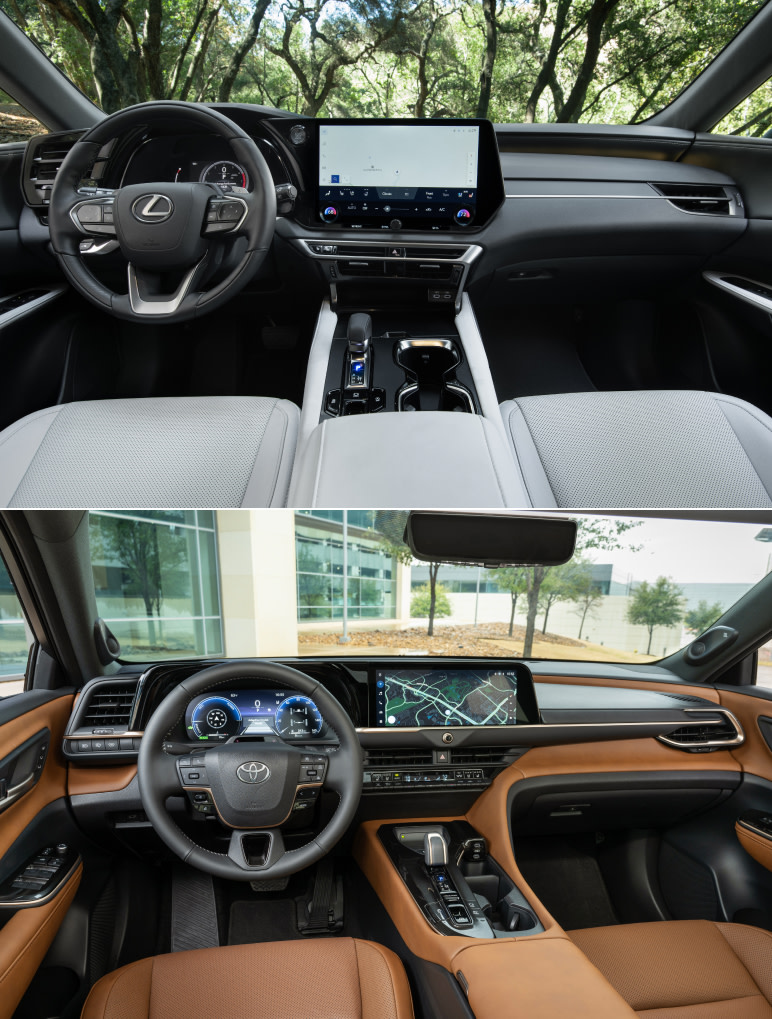 Toyota Crown Signia vs. Lexus RX 350 Technologies