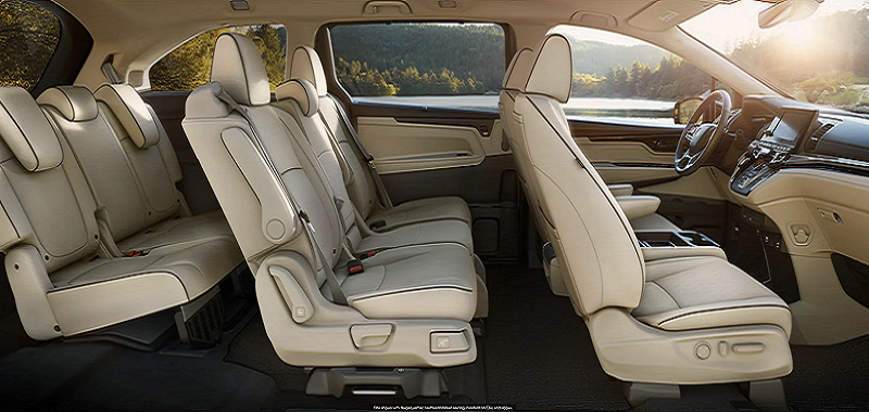 The new 2023 Odyssey interior design