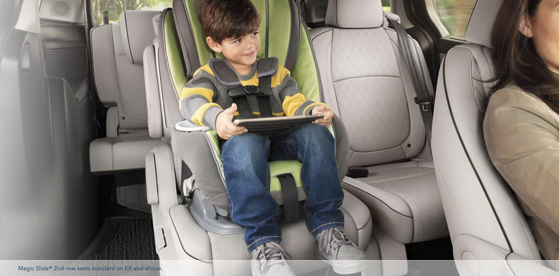 The Odyssey Touring third row access