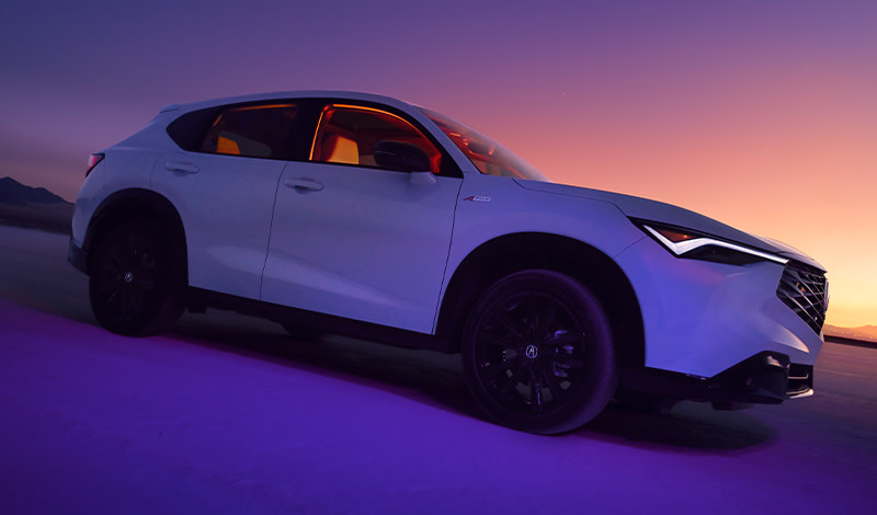 White 2025 Acura ADX side profile