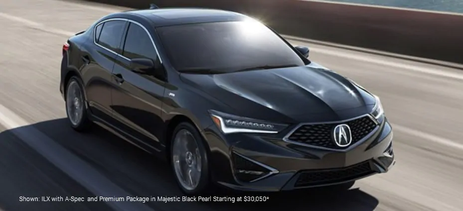 Shown:ILX with A-spec and Premium Package in Majestic Black Pearl