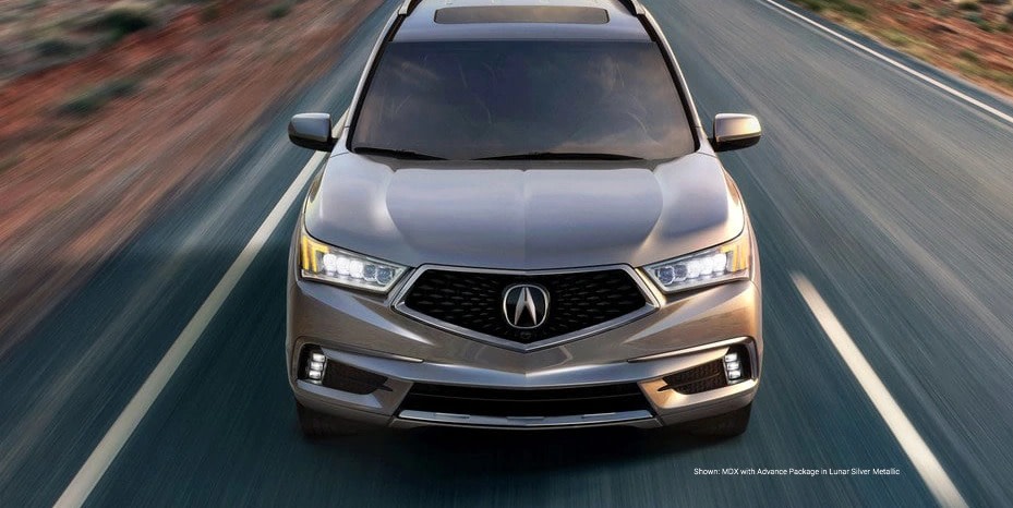 Shown: MDX with Advance Package in Lunar Silver Metallic