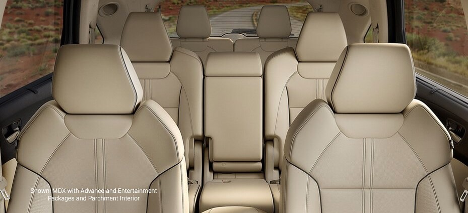Shown: MDX with Advance and Entertainment Packages and Parchment Interior
