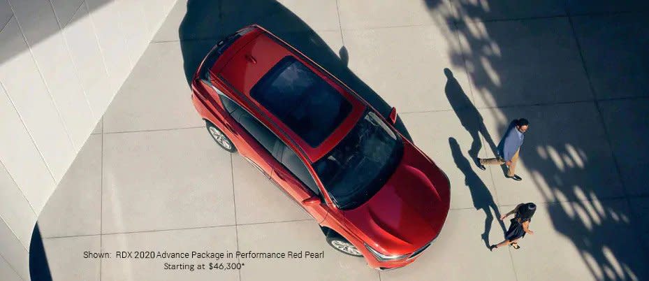 Shown: RDX 2020 Advance Package in Performance Red Pearl