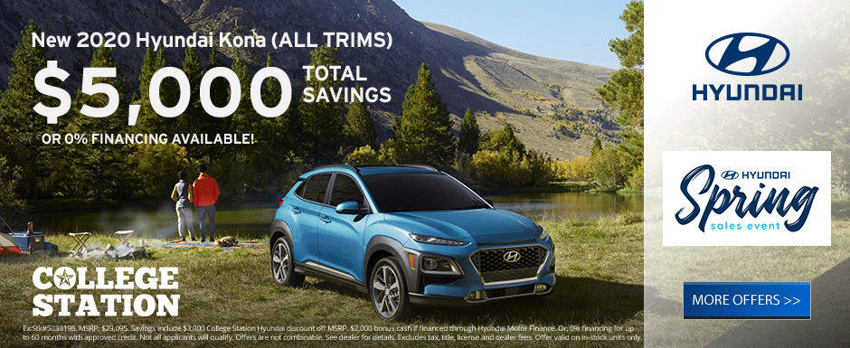 New-Vehicle Specials | College Station Hyundai | College Station, Texas