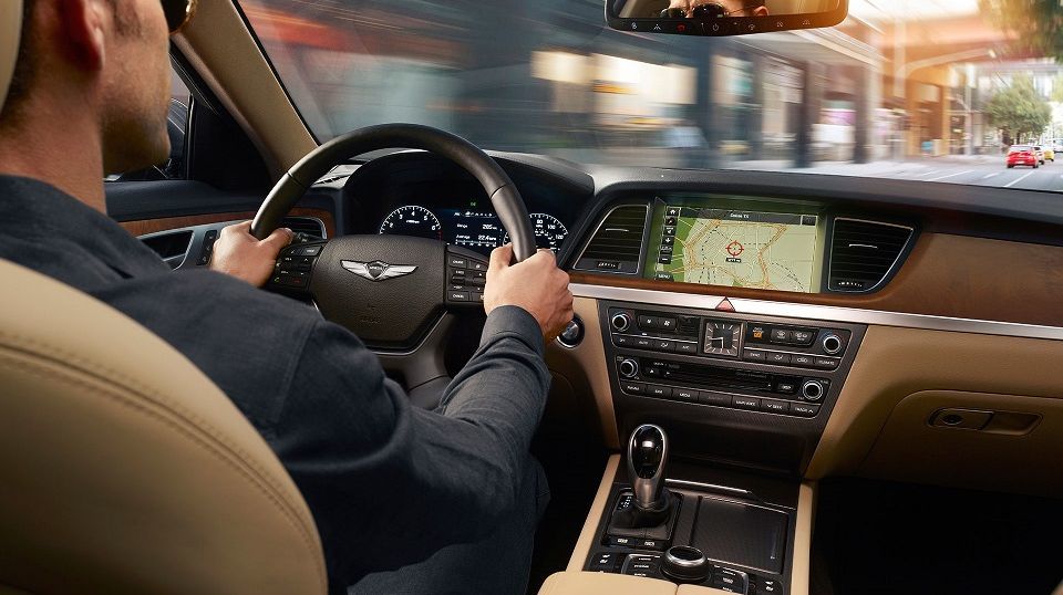 Interior of the 2017 G80